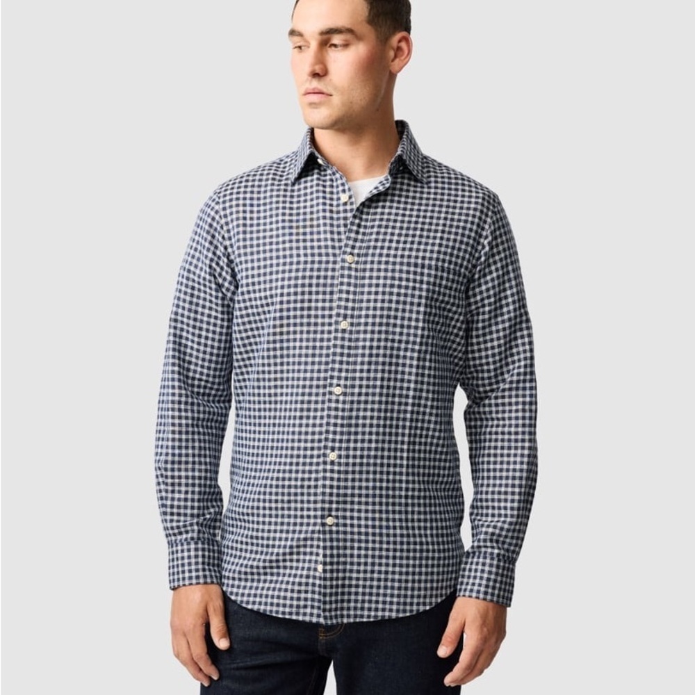 Rodd and Gunn Southburn Sports Fit Shirt Size Large 100% Cotton